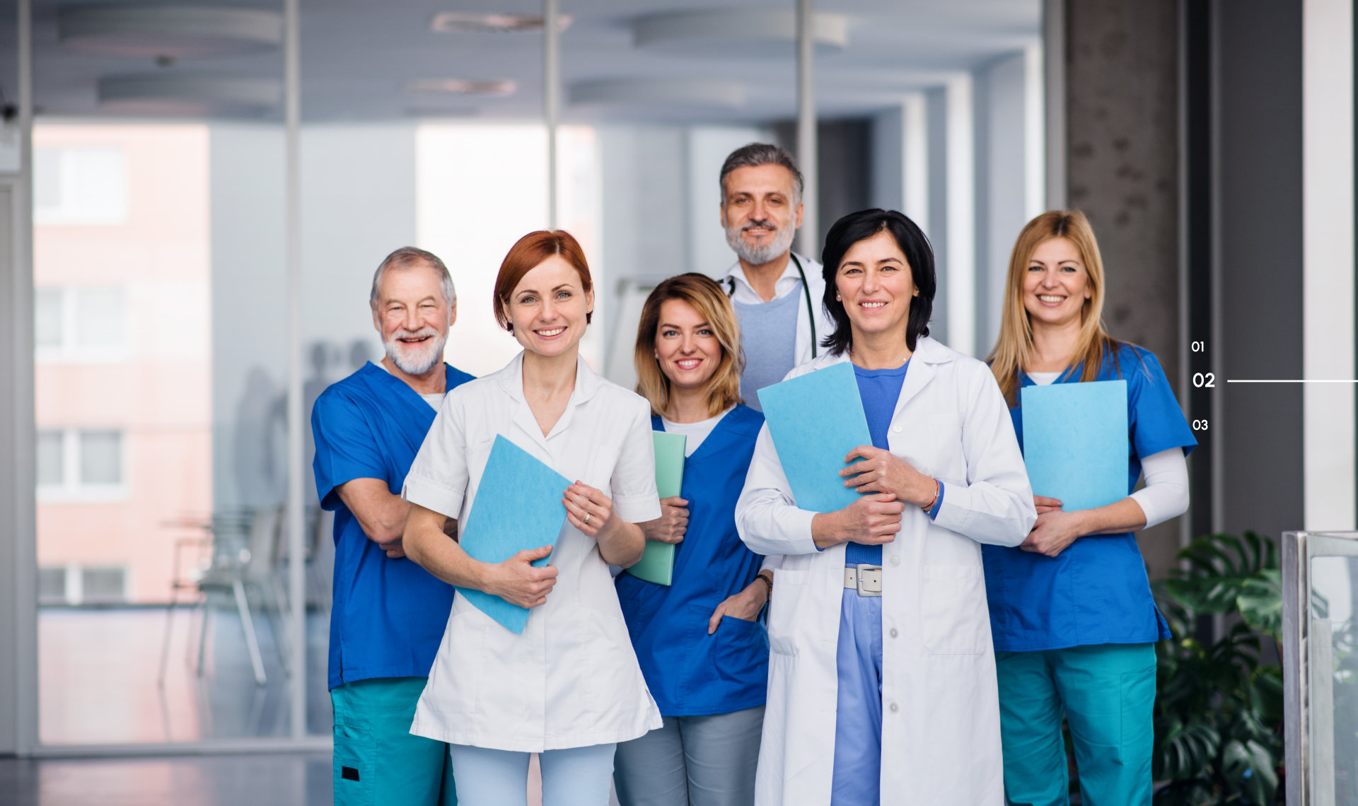 medical professionals smiling