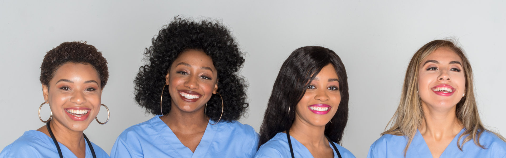 nurses are smiling